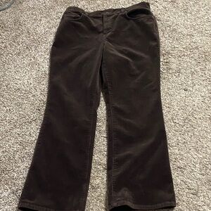 Lauren Jeans Company Ralph Lauren Brown Corduroy Pants Size 14